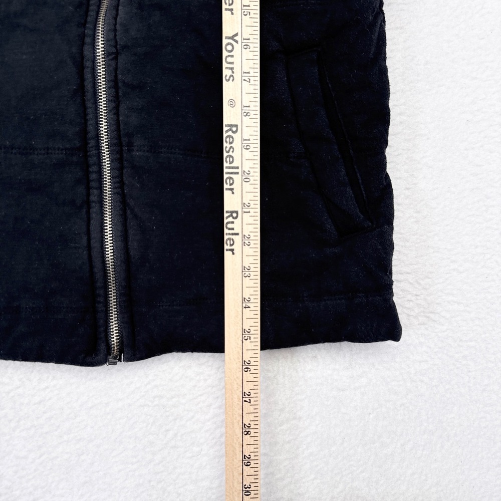 Banana Republic Reversible Vest Mens Size Medium Black / Gray Full Zip Casual - Picture 8 of 8
